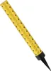 A single yellow firework with black stars and a black base, isolated on a white background. Anteprima dell’immagine prodotto