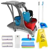 Hypafol Putzwagen Reinigungswagen Set | 2 x 25 l Eimer mit Produktbild-Vorschau 1