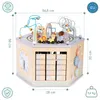 Mamabrum MAM257 CUBE drewniana kostka edukacyjna Montessori Podgląd zdjęcia produktu 7