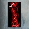 Dekor Leinwand Uhr Wandbilder Geräuschlos 30x60 Abstrakter Produktbild-Vorschau 2