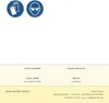 Safety icons and product information details. Produktbild-Vorschau
