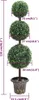 vidaXL Buis artificiel avec pot forme de boule vert 118 cm Voir les images du produit 4