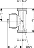 Geberit 616218002 Temperatur- und Volumenstromsensor Produktbild-Vorschau 3