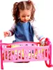 Puppenwiege, Klappbares Kinderbett, Set, Sichere Produktbild-Vorschau 5