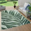 Outdoor Teppich Wetterfest Balkon Palmen Dschungel Florales Produktbild-Vorschau 1