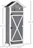 Outsunny Gartenschrank Holz mit Tür Geräteschuppen Produktbild-Vorschau 3