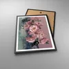Gerahmtes Poster - Schwarzer Rahmen - Blumen Schmetterling Produktbild-Vorschau 3