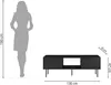 Mirka Minimalistischer Stil Tv-Schrank Auf Metallbeinen / Produktbild-Vorschau 8