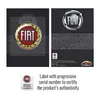 Aufkleber Fiat 3D Offizielles Logo Rot Vintage, 40 mm Produktbild-Vorschau 5