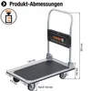 Meister Plattformwagen Bis 150 kg Tragkraft Transporthilfe Produktbild-Vorschau 2