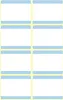 Avery 59371, Blau, Weiß, Rechteck, Papier, 8 Stück(e), 5 Produktbild-Vorschau 6