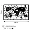 Wallity, World Map 7-L, Dekoratives Wandaccessoire aus Produktbild-Vorschau 6