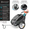 KESSER® Kinderanhänger Fahrradanhänger 360° Drehbar mit Produktbild-Vorschau 3