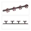 2 x Wandgarderobe Industrial, je 4 Kleiderhaken, Pipeline, Produktbild-Vorschau 9