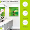ARTland Glasbild Marienkäfer auf einem Blatt Größe: 30x30 Produktbild-Vorschau 2