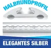 Airlineschiene Zurrschiene 4 x 2 m 2 Meter halbrund m. Produktbild-Vorschau 2