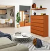 Kommode – Sideboard – Schubladenkommode – 120 cm – Braun – Produktbild-Vorschau 3