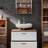 Badmöbel-Set Vicco Irma Weiß Hochglanz/Goldkraft Eiche 4 Produktbild-Vorschau 5