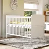 Baby-Delux Babybett Kinderbett Natalie Umbaubar 140x70 Weiß Produktbild-Vorschau 4