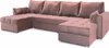 Masseno Ecksofa NAKO mit Schlaffunktion U-Form, Sofa mit Produktbild-Vorschau 2