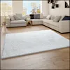 TT Home Teppich Wohnzimmer Hochflor Einfarbiges Design Produktbild-Vorschau 2