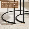 Yaheetech Couchtisch 2er Set, runder Beistelltisch Set, Produktbild-Vorschau 5