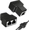 2 Stück LAN Splitter Verteiler RJ45 Splitter RJ45 Kupplung Produktbild-Vorschau 1