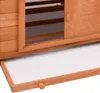 vidaXL Kurník 150x96x110 cm jedlový masiv Náhled obrázku produktu 4