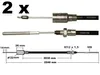2 x Knott Bremsseil  33921-1.24  Hüllenlänge: 2030 mm - Produktbild-Vorschau 2