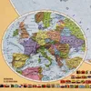 Świat mapa ścienna dwustronna fizyczno-polityczna, 1:60 000 Podgląd zdjęcia produktu 11