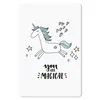 MuchoWow® Mauspad Mousepad Einhorn - Kinder - Zitate - Du Produktbild-Vorschau 1