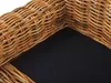 BELIANI Sofa ogrodowa naturalna rattanowa 3-osobowa kanapa Podgląd zdjęcia produktu 7