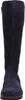 A full-length view of a dark blue suede boot. Produktbild-Vorschau