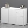 doporro Buffet Commode 120 cm Meuble de Rangement Blanc Mat Voir les images du produit 2