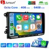 4+64G Android 15 Carplay Autoradio GPS Navi WIFI 4G BT DAB+ Produktbild-Vorschau 1