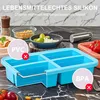 Frischhaltebox,Silikon Gefrierschalen,Gefrierbehälter,für Produktbild-Vorschau 2