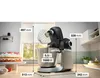 A Bosch stand mixer is shown on a kitchen counter next to a cake, with dimensions overlaid on the image. Anteprima dell’immagine prodotto