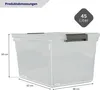 SuperSparSet 4x Aufbewahrungsbox mit Deckel & Rollen | Produktbild-Vorschau 2