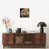 Wanduhr - Quadrat - Glasuhr - Tiere Leopard wilde Katze Produktbild-Vorschau 7