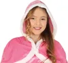 rosa Prinzessin Kostüm mit Kapuzencape für Mädchen, Produktbild-Vorschau 2