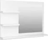 vidaXL Specchio da bagno bianco 60x10,5x45 cm Materiale a Anteprima dell’immagine prodotto 1