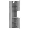 vidaXL Armoire de salle de bain Gris Sonoma 30x30x130 cm Voir les images du produit 6