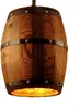 Rustykalna drewniana lampa wisząca w kształcie korka od Podgląd zdjęcia produktu 10