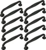 A set of ten black cabinet handles arranged in a grid on a white background. Produktbild-Vorschau
