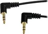 StarTech.com 0.3m Angle M/M cavo audio 0,3 m 3.5mm Nero Anteprima dell’immagine prodotto 2