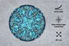 MuchoWow® Mauspad Mousepad Blume - Blätter - Beere - Muster Produktbild-Vorschau 2
