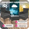 TecTake 402864, Šedá, 2 sedadlo/sedadel, Dospělí a děti, Náhled obrázku produktu 8