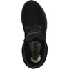 A top-down view of a black boot. Produktbild-Vorschau