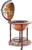 A globe bar with the top open, revealing an interior illustration and storage compartments. Anteprima dell’immagine prodotto
