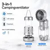 Campinglampe Ventilator 2er Set Solar USB Batterie LED Produktbild-Vorschau 3
